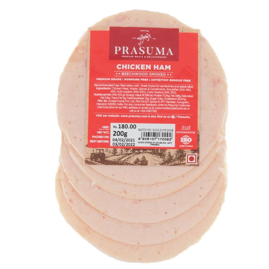 Buy Prasuma Chicken Ham 200 Gms Online at Best Price